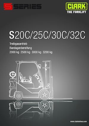 LPG-vorkheftrucks Clark S20C L