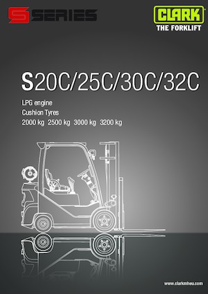 LPG-vorkheftrucks Clark S32C L