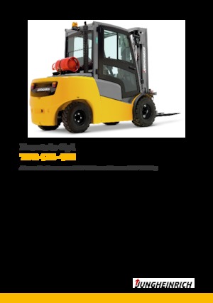 LPG-vorkheftrucks Jungheinrich TFG 430