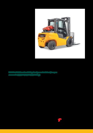 LPG-vorkheftrucks Jungheinrich TFG S50