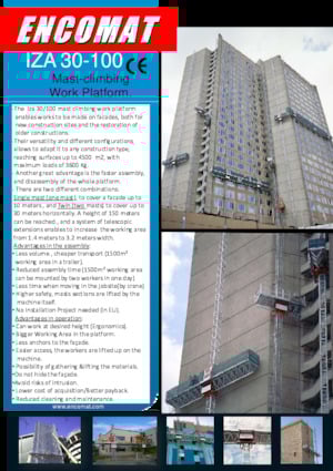 Masthoogwerkers Encomat IZA 30/100