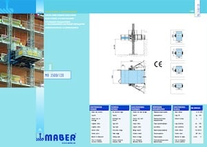 Industriele takel Maber MB 3500/120