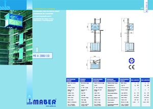 Industriele takel Maber MB A 2000/150