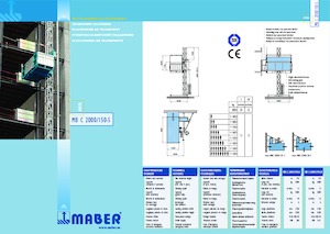 Industriele takel Maber MB C 2000/150-SR