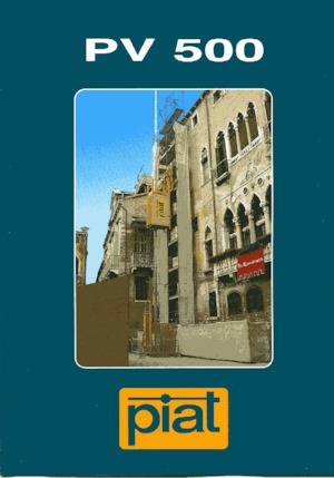 Industriele takel Piat PV 500