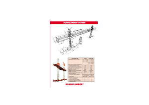 Masthoogwerkers Scanclimber SC 4000 D