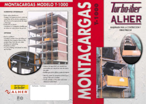 Masthoogwerkers Elevadores Alher T-1000