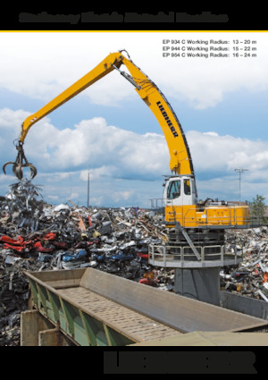 Graafmachines in overslaguitvoering Liebherr EP 934 C Litronic