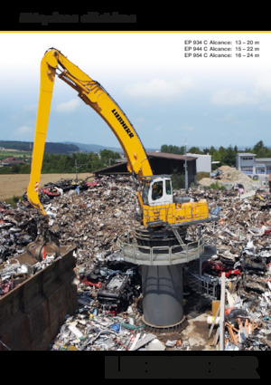 Graafmachines in overslaguitvoering Liebherr EP 934 C Litronic