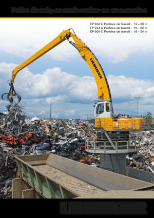 Graafmachines in overslaguitvoering Liebherr EP 934 C Litronic