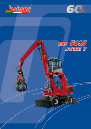Graafmachines in overslaguitvoering Solmec EXP 5025