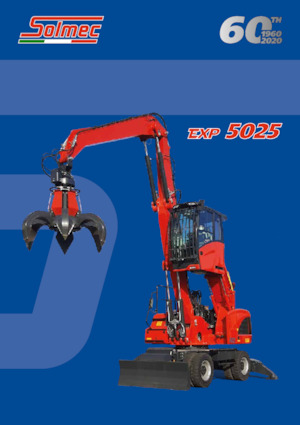 Graafmachines in overslaguitvoering Solmec EXP 5025