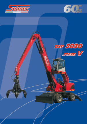 Graafmachines in overslaguitvoering Solmec EXP 5030