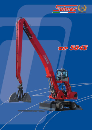 Graafmachines in overslaguitvoering Solmec EXP 5045 