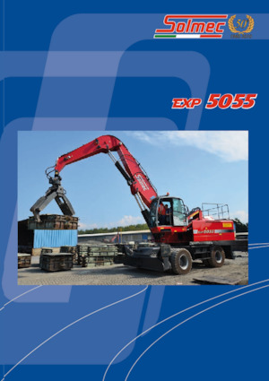Graafmachines in overslaguitvoering Solmec EXP 5055 