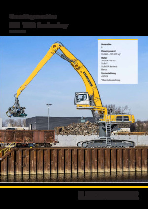 Graafmachines in overslaguitvoering Liebherr LH 110 C Industry Litronic