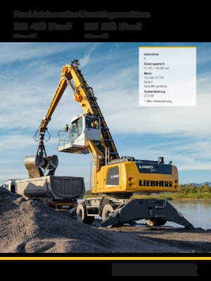 Graafmachines in overslaguitvoering Liebherr LH 40 M Port Litronic