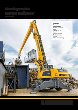 Graafmachines in overslaguitvoering Liebherr LH 80 C Industry Litronic