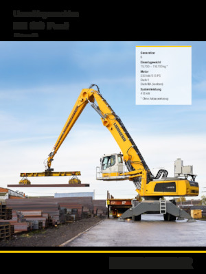 Graafmachines in overslaguitvoering Liebherr LH 80 M Port Litronic