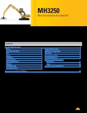 Graafmachines in overslaguitvoering Caterpillar MH3250