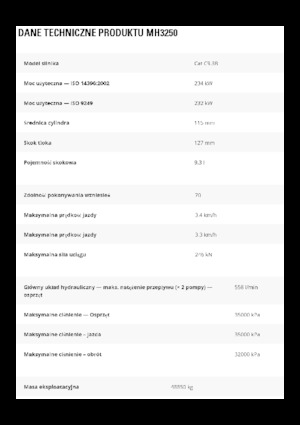 Graafmachines in overslaguitvoering Caterpillar MH3250
