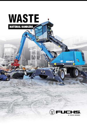 Graafmachines in overslaguitvoering Terex-Fuchs MHL340 F