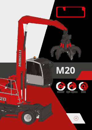 Graafmachines in overslaguitvoering Minelli M20