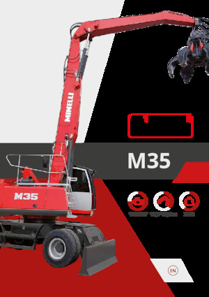 Graafmachines in overslaguitvoering Minelli M35