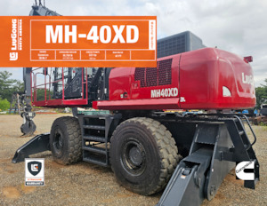 Graafmachines in overslaguitvoering Liugong MH-40XD-47