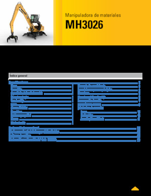 Graafmachines in overslaguitvoering Caterpillar MH3026