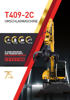 Graafmachines in overslaguitvoering Tabarelli T409-2C