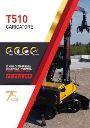 Graafmachines in overslaguitvoering Tabarelli T510