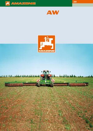 Weide- en veldwalsen Amazone AW 9400