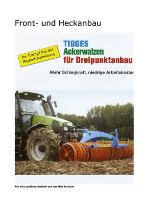 Weide- en veldwalsen Tigges DF 6-260 CRA