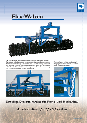 Weide- en veldwalsen DAL-BO Flex 4,0