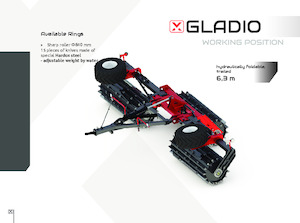 Weide- en veldwalsen Expom® Gladio 6.3