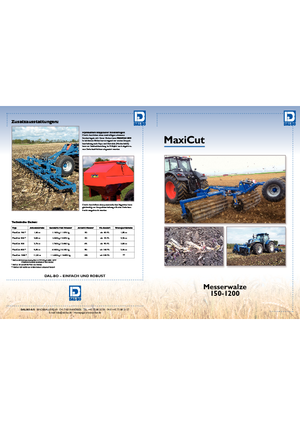 Weide- en veldwalsen DAL-BO MaxiCut 200