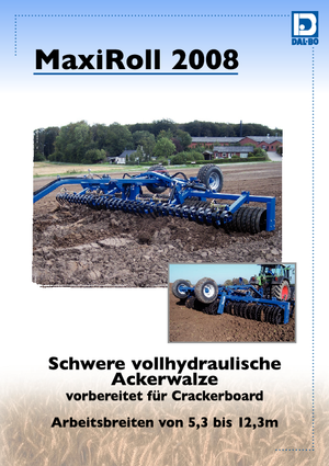 Weide- en veldwalsen DAL-BO MaxiRoll 760