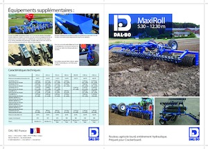 Weide- en veldwalsen DAL-BO MaxiRoll 630