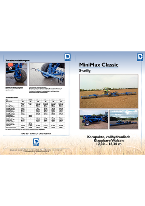 Weide- en veldwalsen DAL-BO MiniMax Classic 14.3