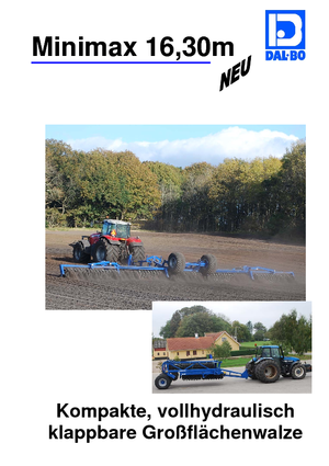 Weide- en veldwalsen DAL-BO MiniMax Classic 16.3