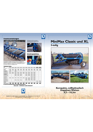 Weide- en veldwalsen DAL-BO MiniMax Classic 12.3 XL