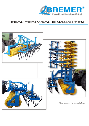 Weide- en veldwalsen Bremer PGS 300 EV