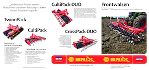 Weide- en veldwalsen Brix Twinn 400 FH