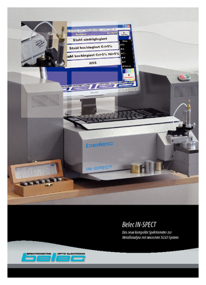 Metaalanalysators Belec IN-SPECT