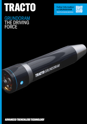 Kleine Tunnel Boormachines TRACTO-Technik Grundoram Mini Gigant