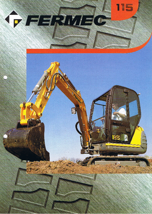 Mini-graafmachines Terex-Fermec 115