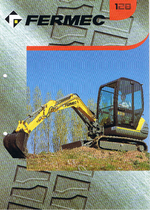 Mini-graafmachines Terex-Fermec 128