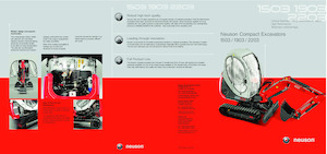 Mini-graafmachines Neuson 1503