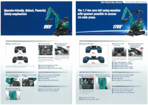 Mini-graafmachines Kato 17VX3